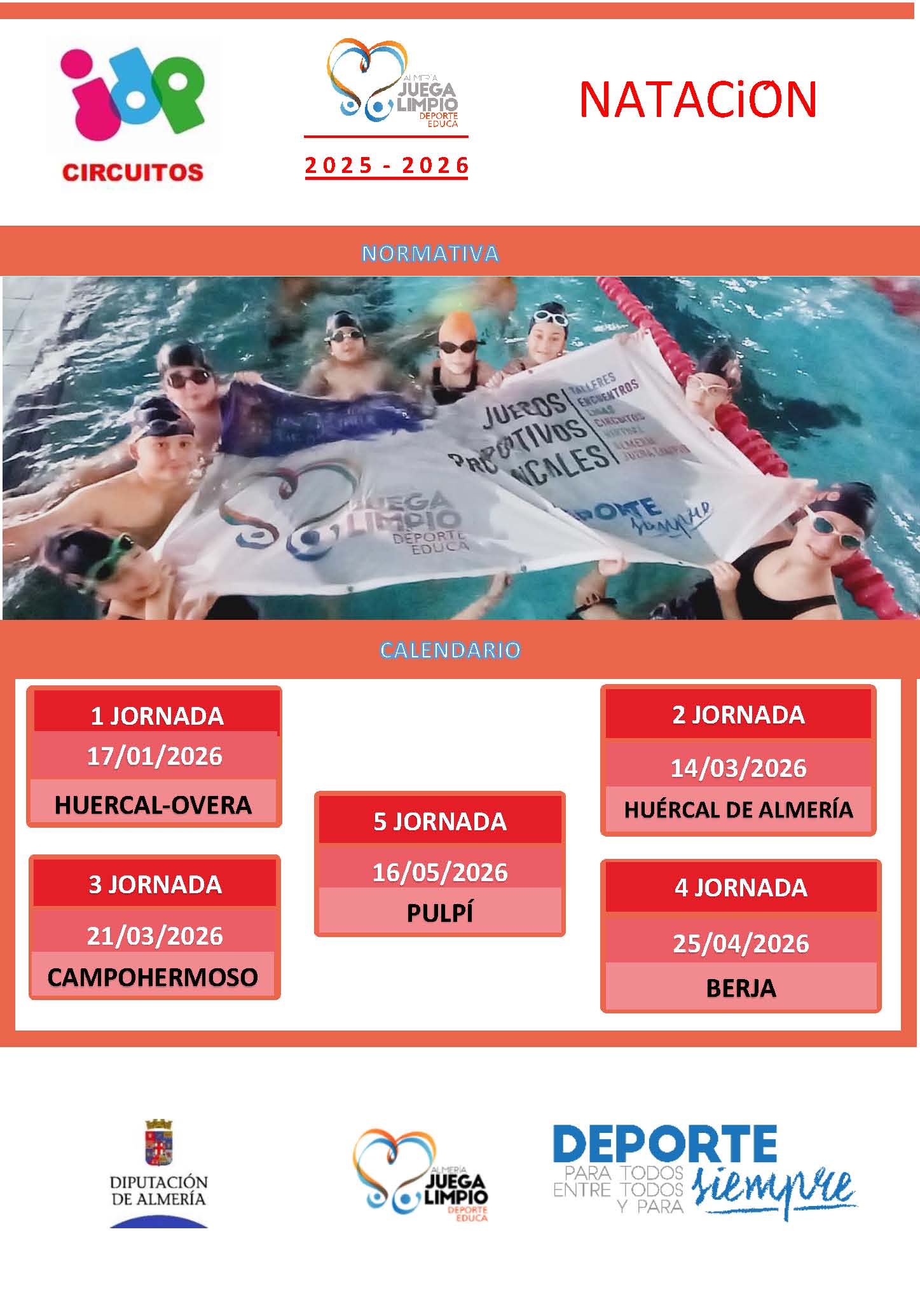 Circuito de Promoción de Natación. Berja 25-04-26